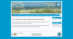 Desktop Screenshot of capecodgroundwater.org